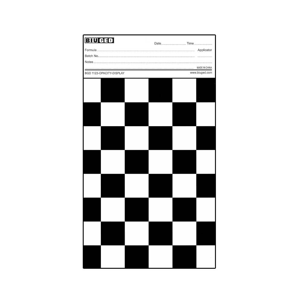 Тест-карты BGD 1123 с шахматным рисунком